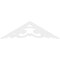 Ekena Millwork Pitch Preston Architectural Grade PVC Gable Pediment, 48"W x 14"H x 1"P (7/12) GPP048X014X100PRE - alternate 5